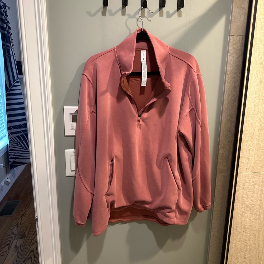 lululemon athletica Coral Quarter-Zip Pullover